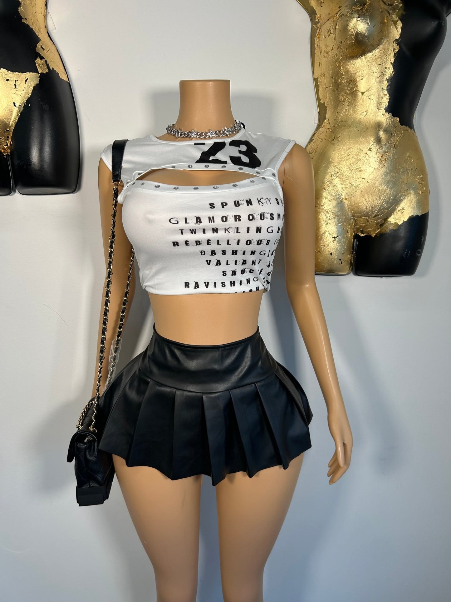 23 Tank Top - White - Head Over Heels: All In One Boutique