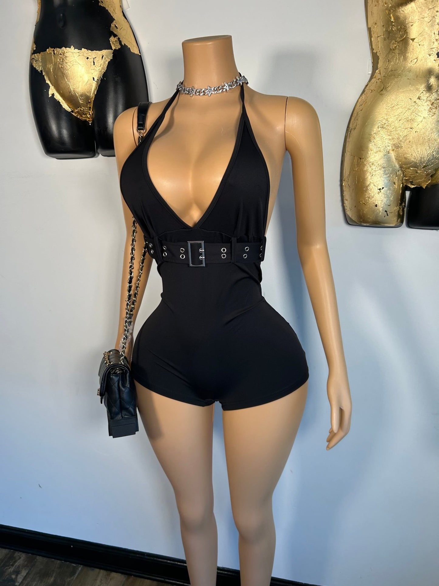 Astoria Romper - Black - Head Over Heels: All In One Boutique