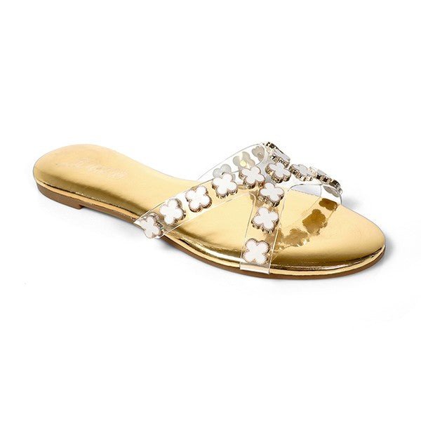 Clarissa Sandals - Gold - Head Over Heels: All In One Boutique