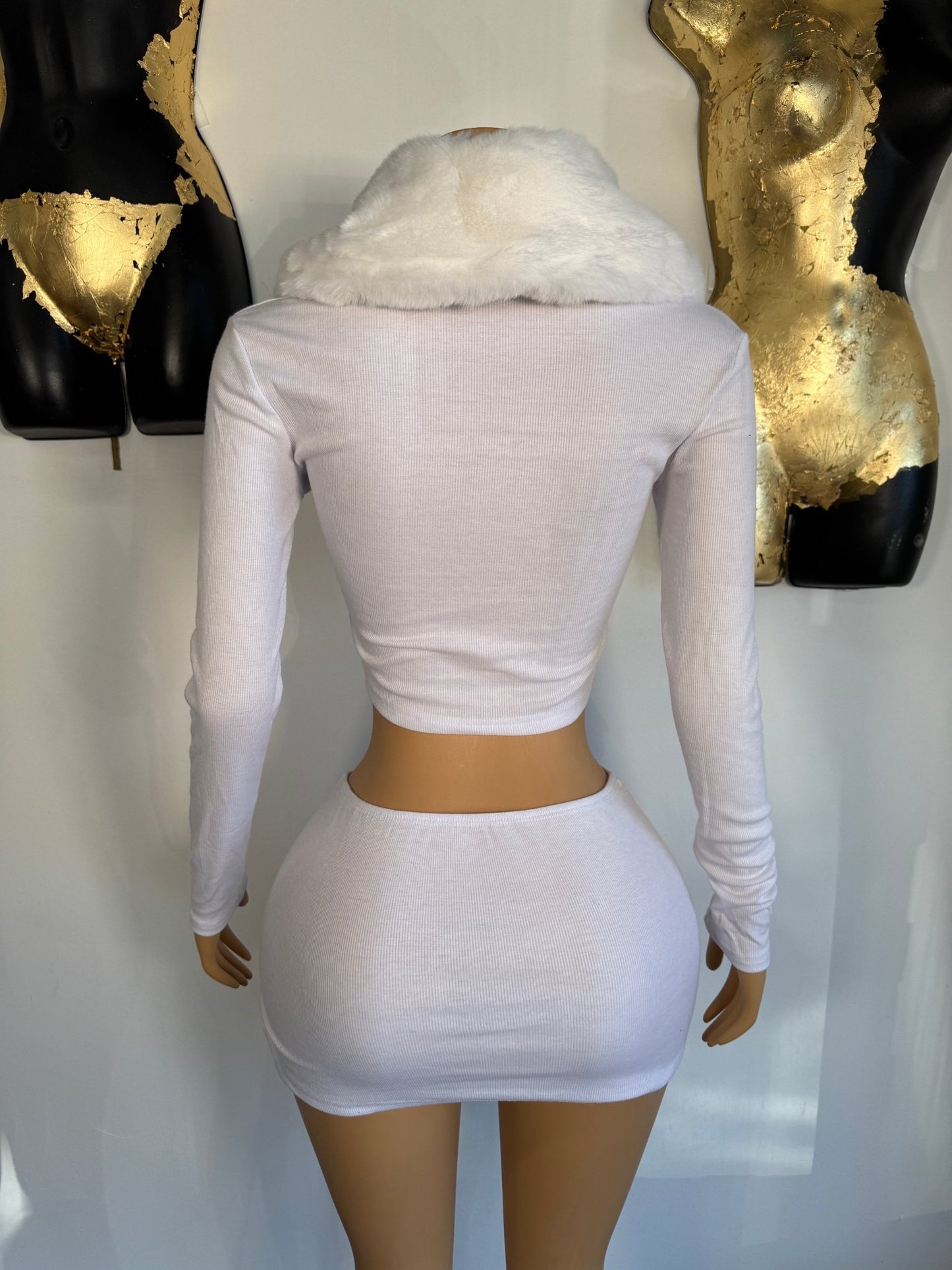 Denver Skirt Set - White - Head Over Heels: All In One Boutique