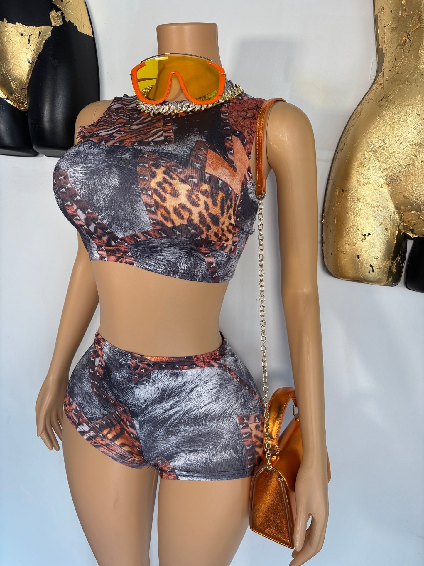Devine Short Set - Multi - Head Over Heels: All In One Boutique