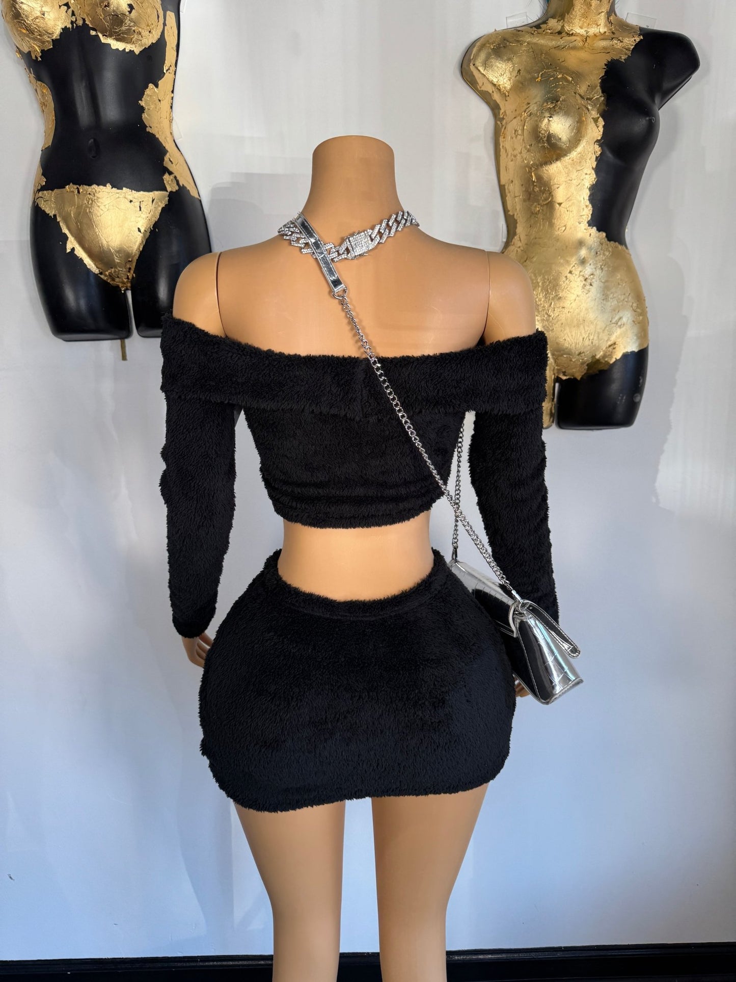 Essie Skirt Set - Black - Head Over Heels: All In One Boutique
