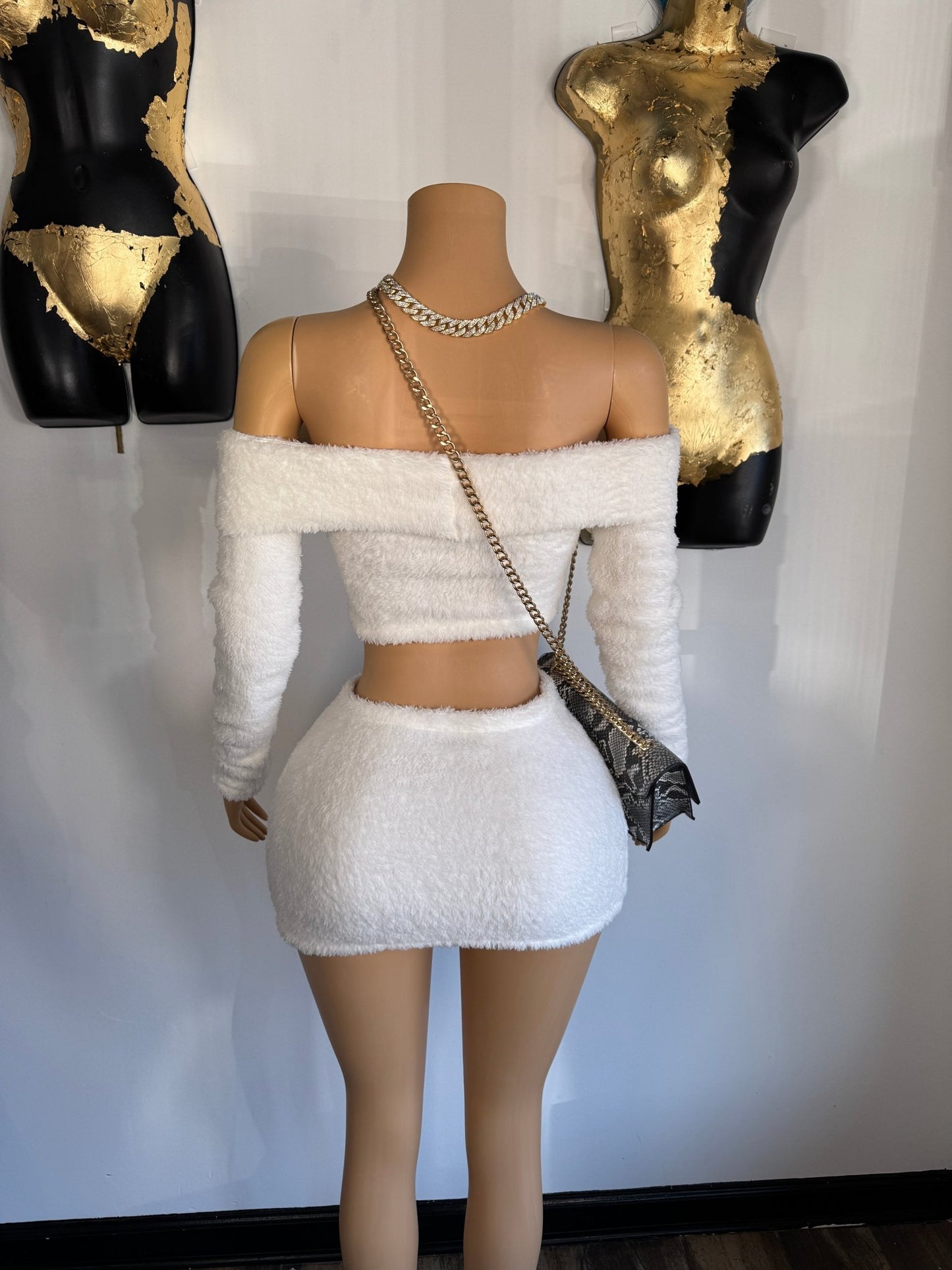 Essie Skirt Set - White - Head Over Heels: All In One Boutique