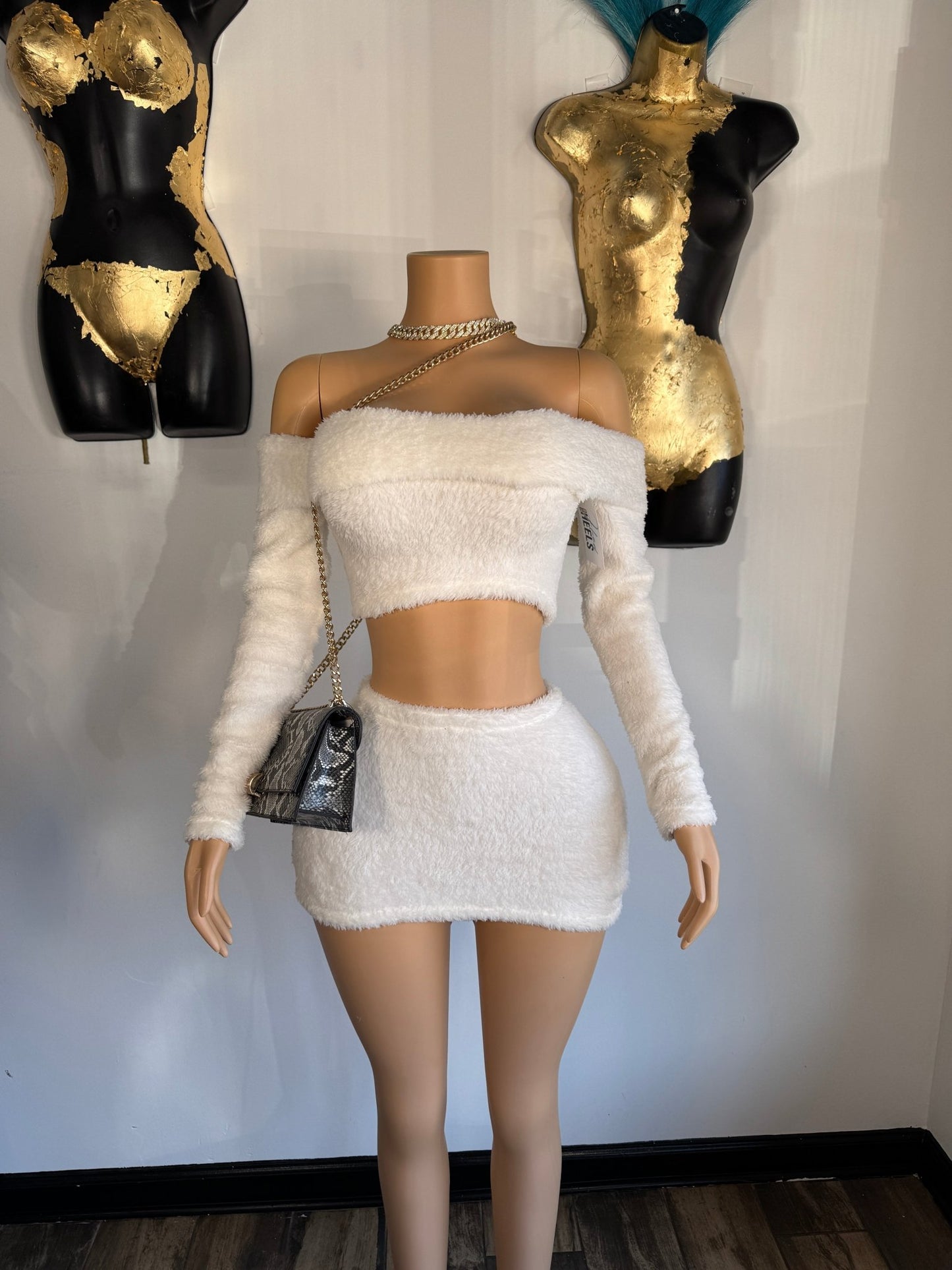 Essie Skirt Set - White - Head Over Heels: All In One Boutique