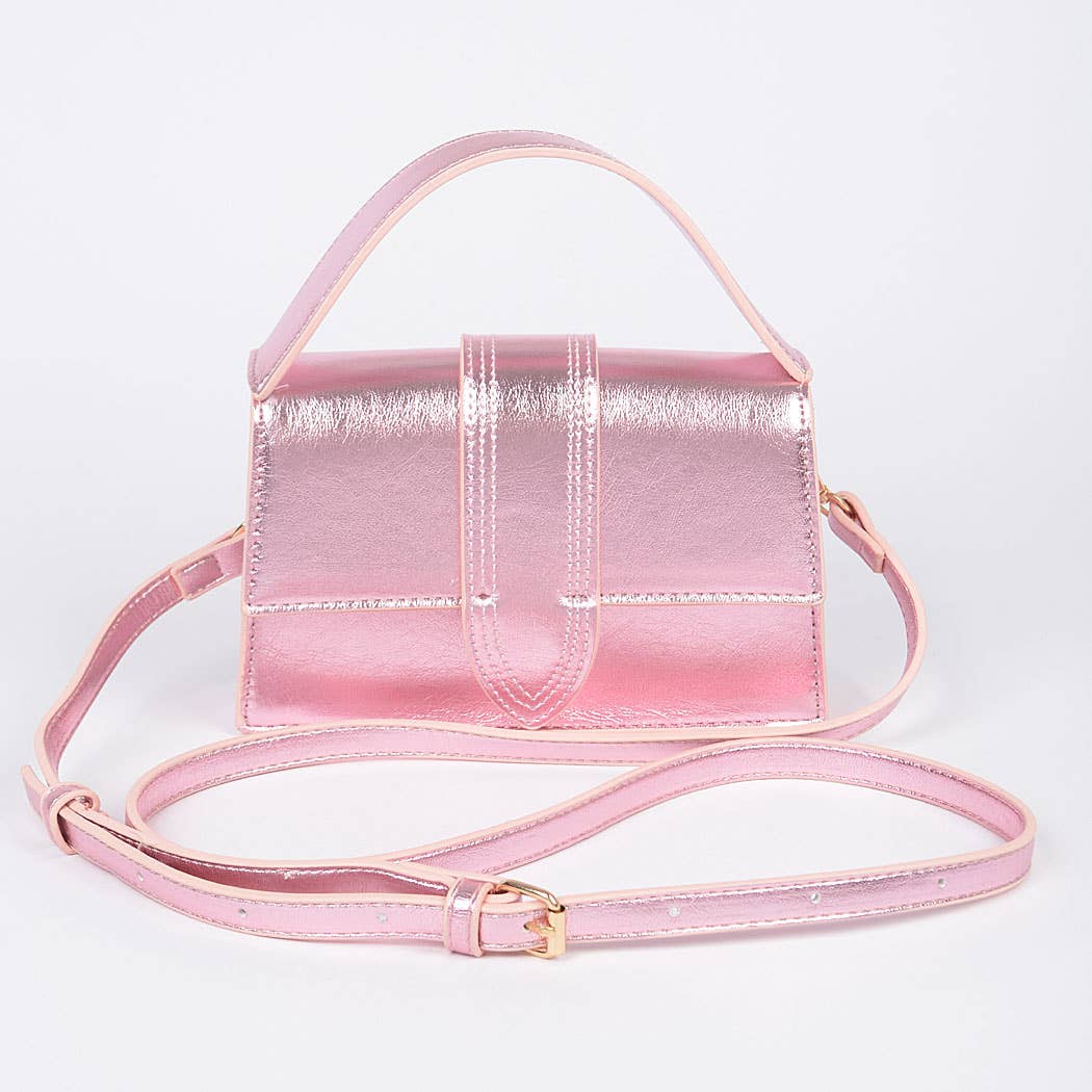 Flap Handbag - Light Pink (FINAL SALE) - Head Over Heels: All In One Boutique