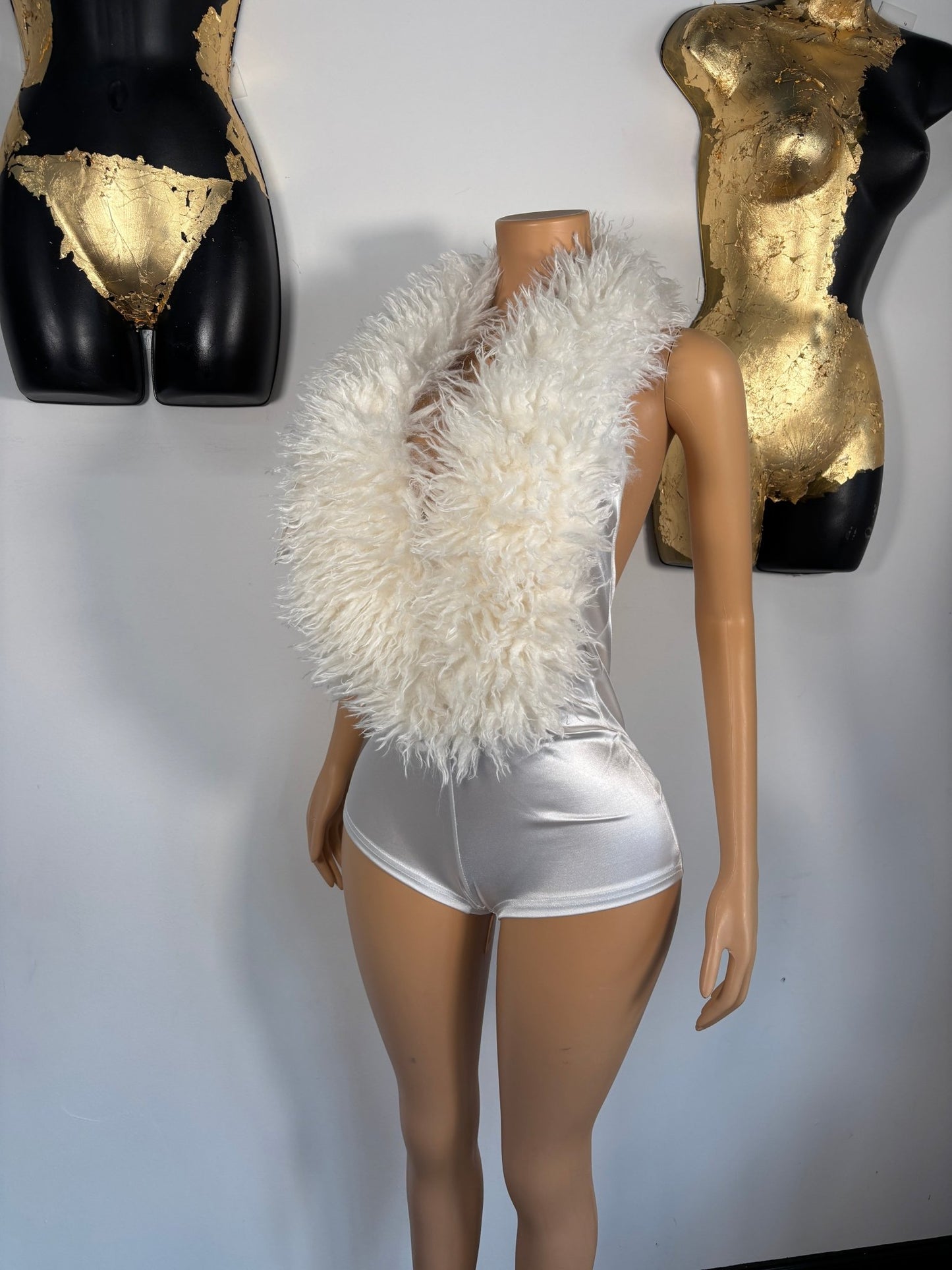 Girl's Girl Romper - White - Head Over Heels: All In One Boutique