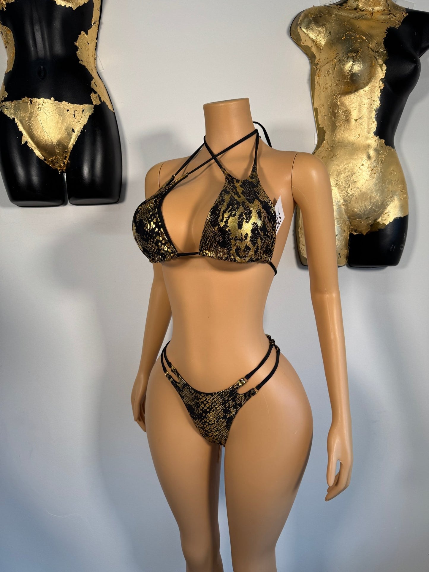 In The Wild Bikini - Gold (FINAL SALE) - Head Over Heels: All In One Boutique