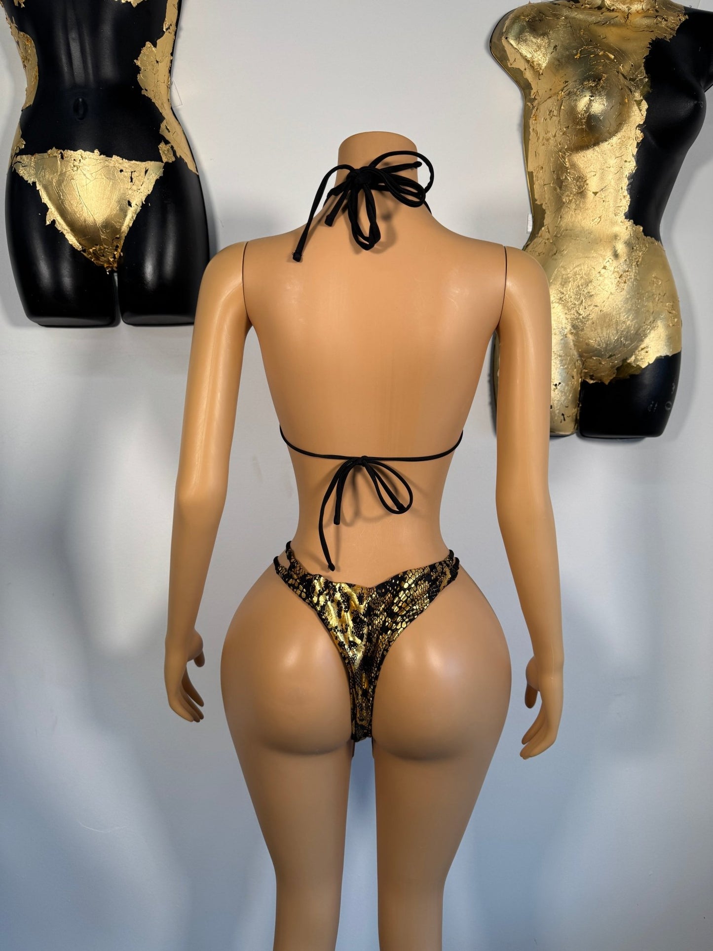 In The Wild Bikini - Gold (FINAL SALE) - Head Over Heels: All In One Boutique