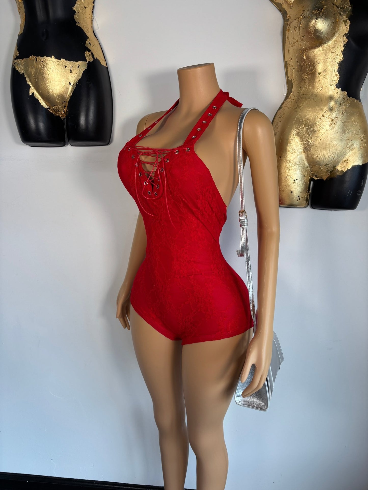Lover Girl Romper - Red - Head Over Heels: All In One Boutique