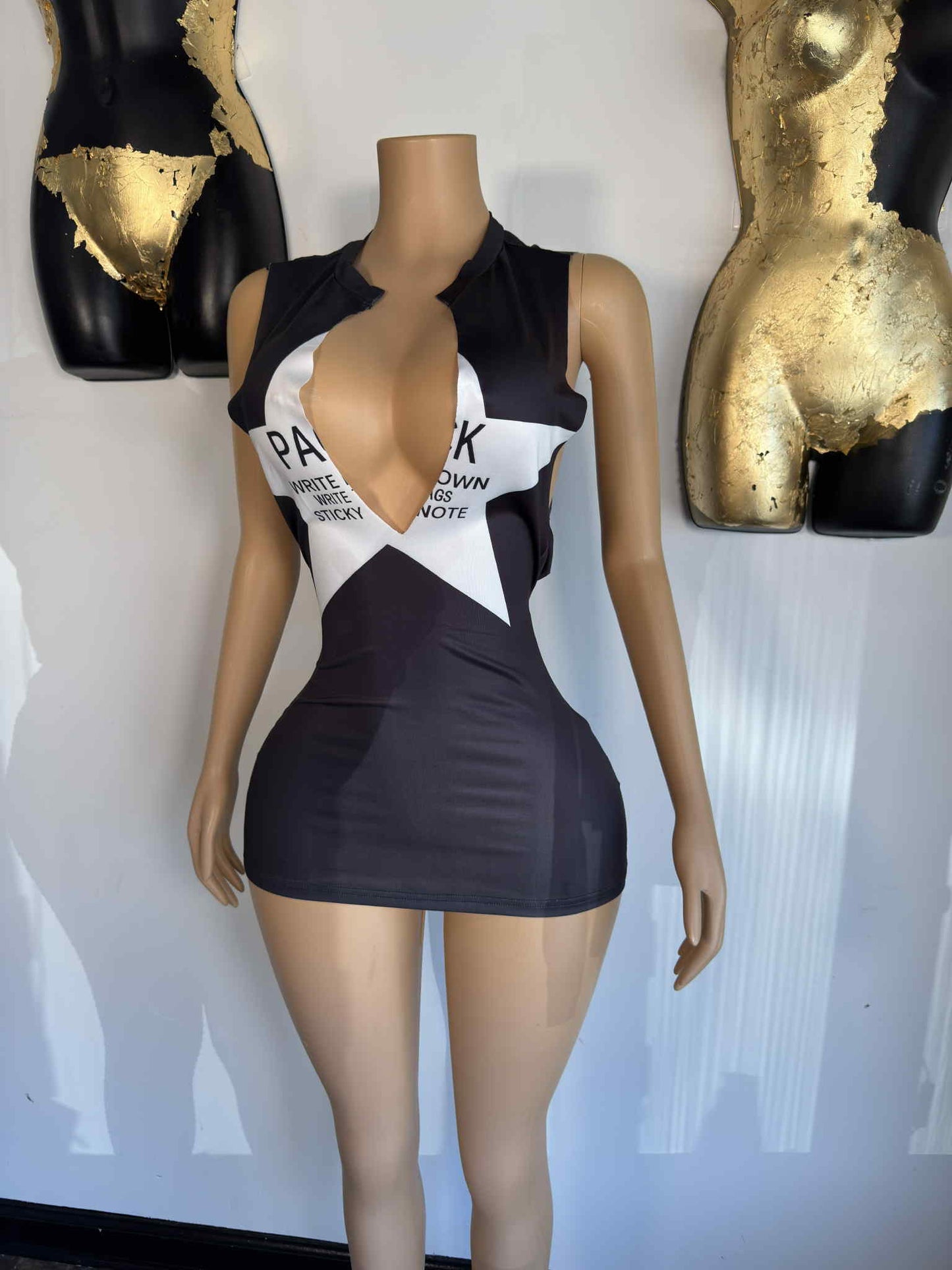 Mz. Star Dress - Black - Head Over Heels: All In One Boutique