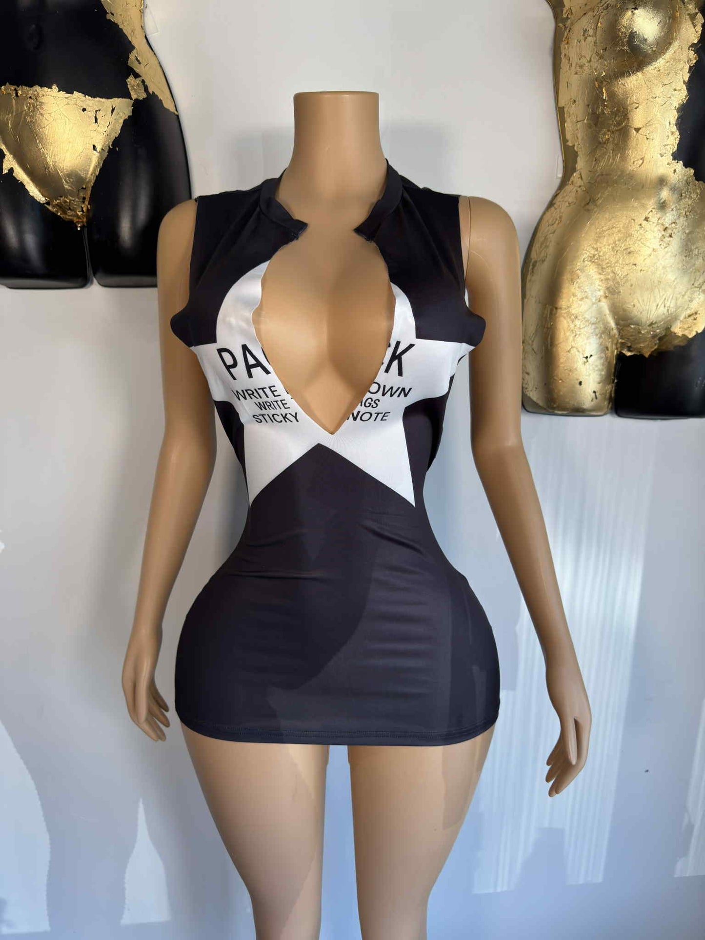 Mz. Star Dress - Black - Head Over Heels: All In One Boutique