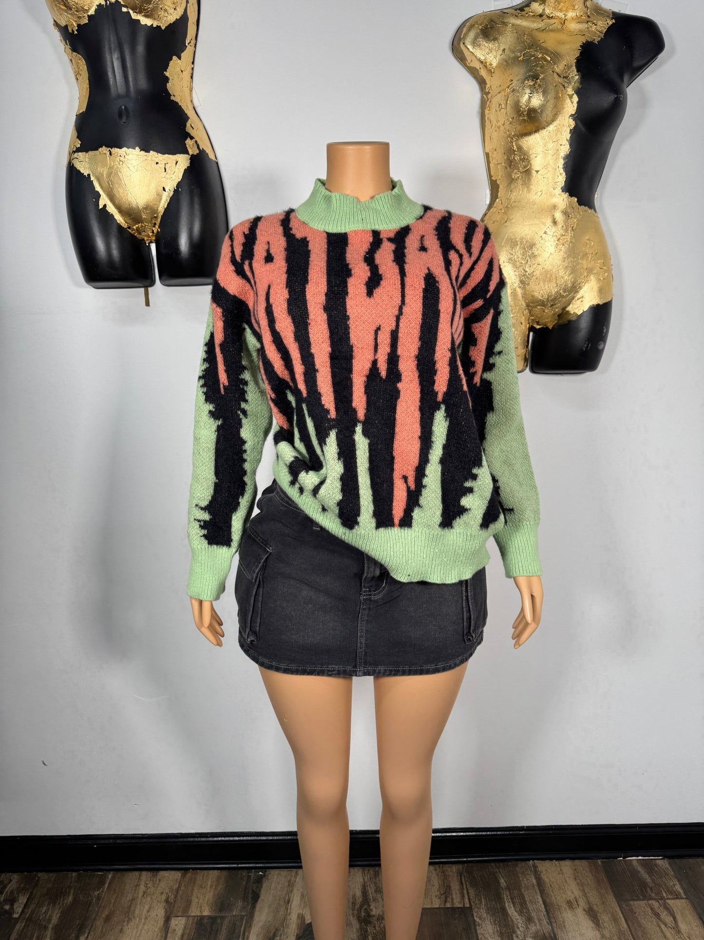 Natty Denim Skirt - Black - Head Over Heels: All In One Boutique