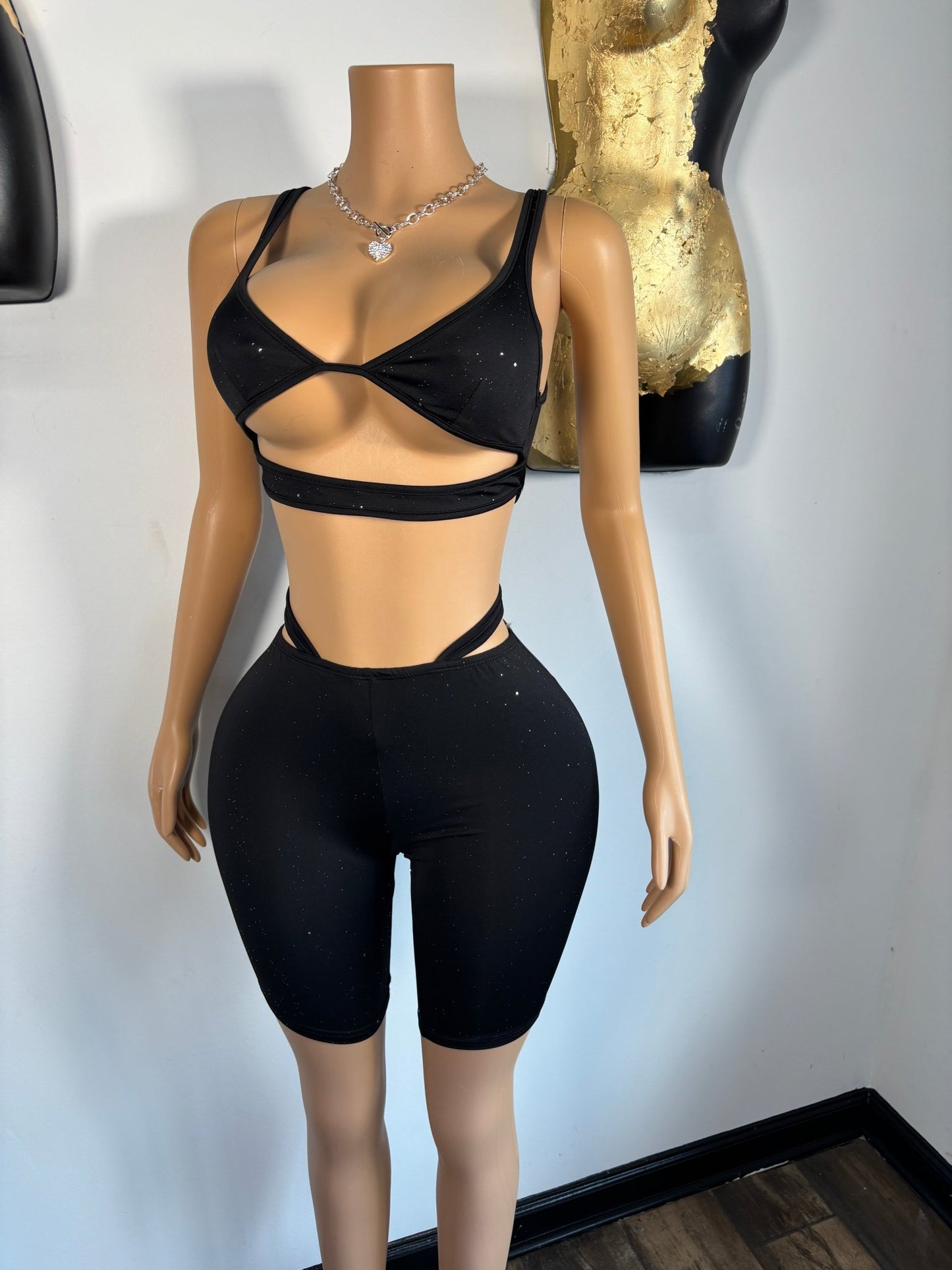 Not So Simple Capri Set - Black - Head Over Heels: All In One Boutique