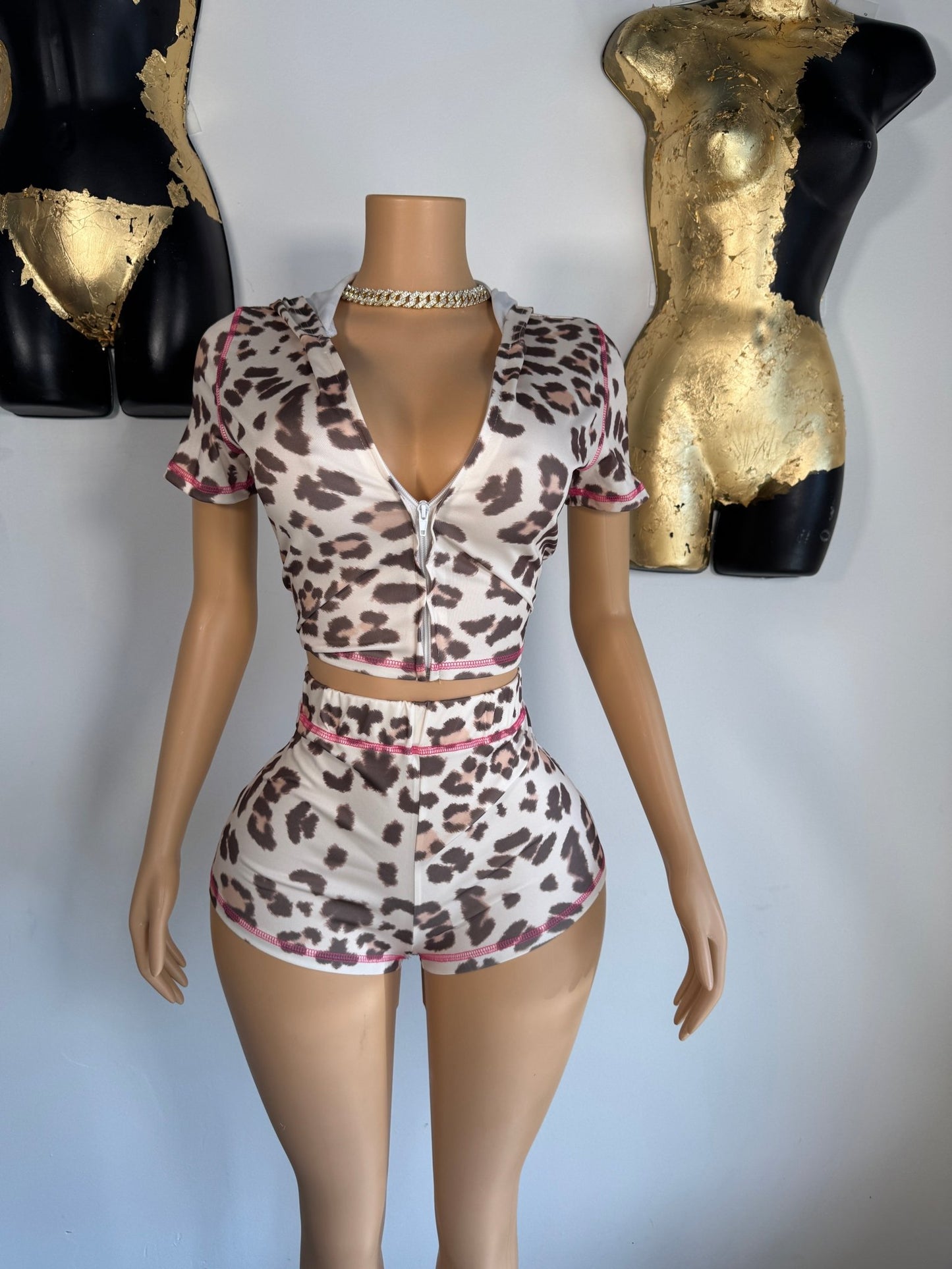 Prissy Short Set - Leopard - Head Over Heels: All In One Boutique
