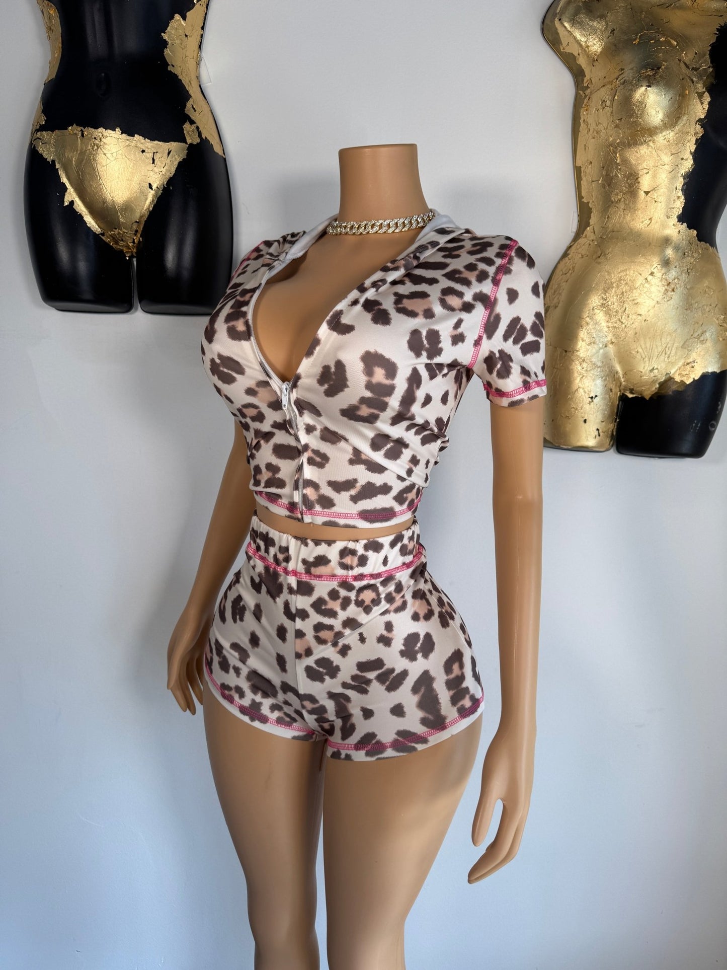 Prissy Short Set - Leopard - Head Over Heels: All In One Boutique