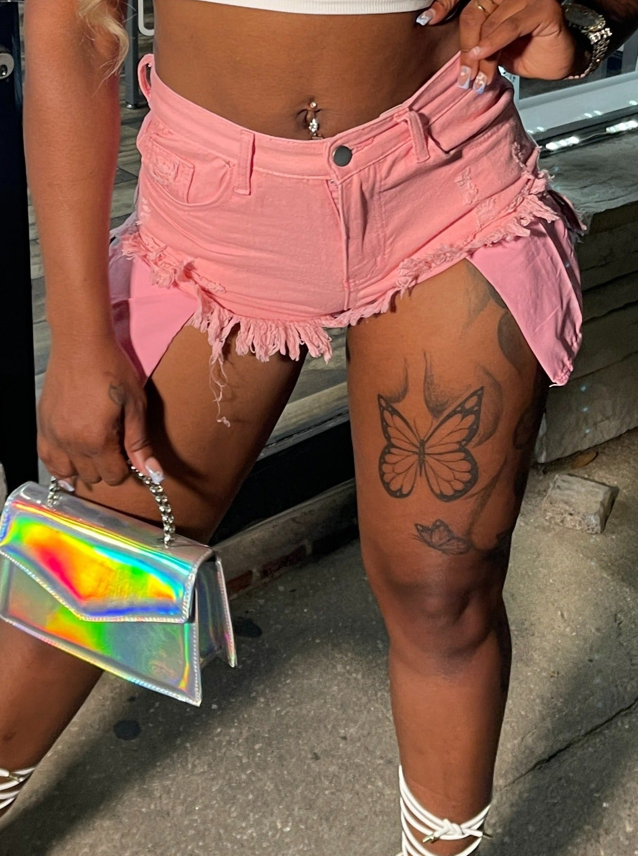 Rachel Shorts- Pink - Head Over Heels: All In One Boutique