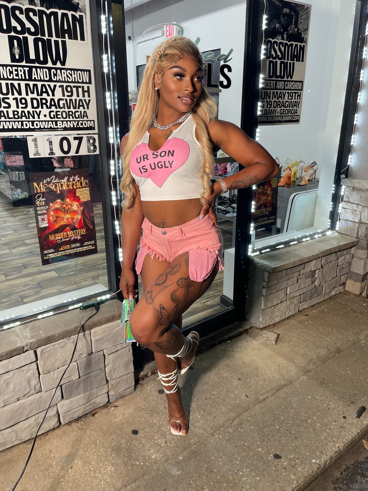 Rachel Shorts- Pink - Head Over Heels: All In One Boutique