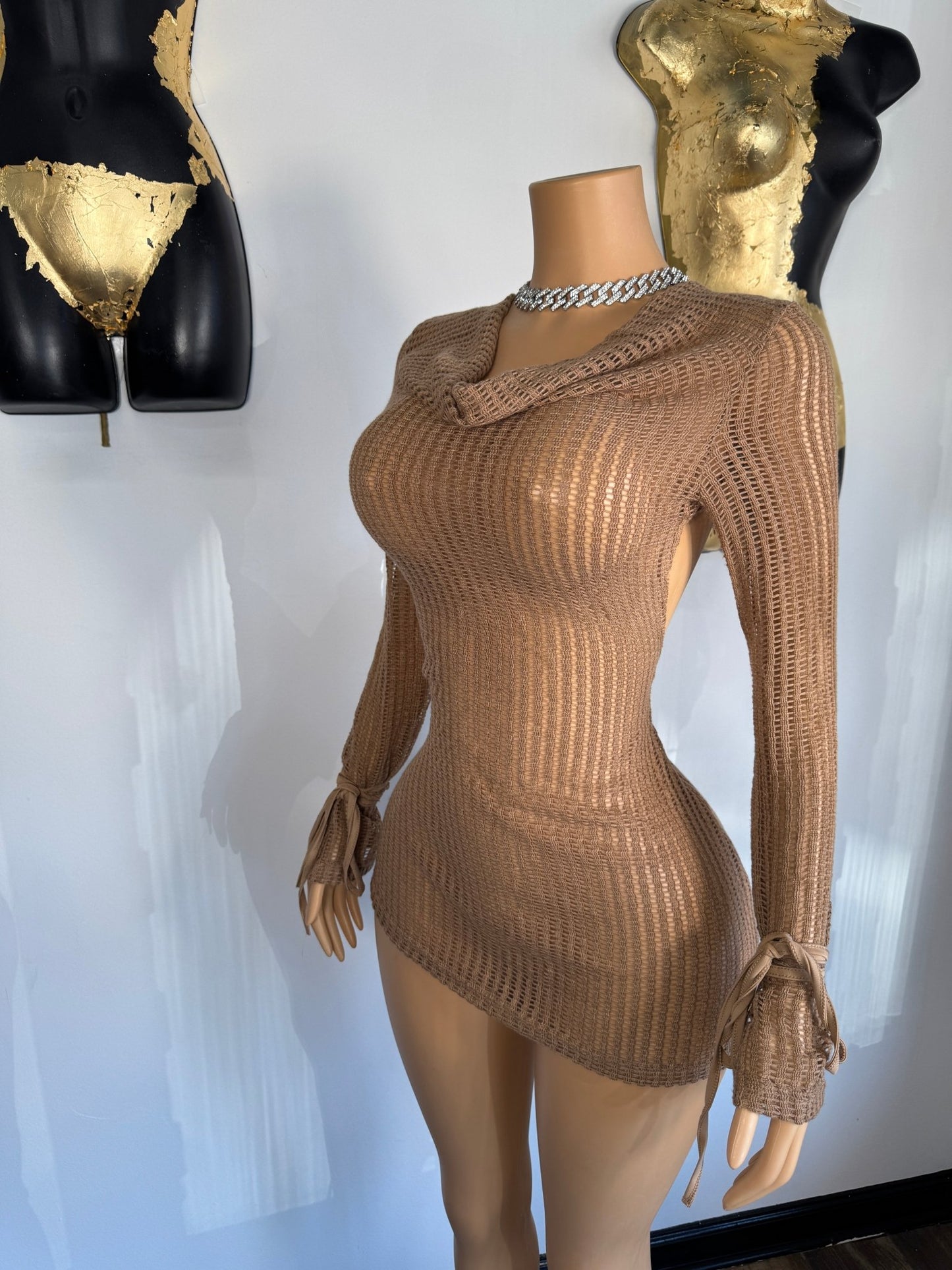 Raven Dress - Nude - Head Over Heels: All In One Boutique