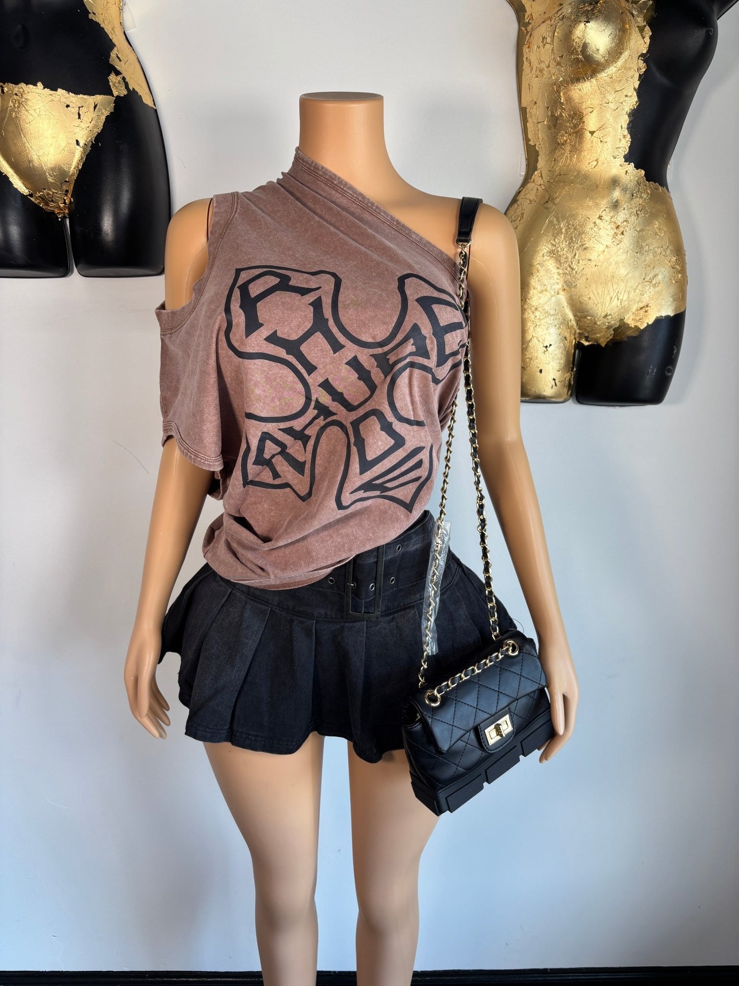 Rhude Muscle Tee - Pink - Head Over Heels: All In One Boutique
