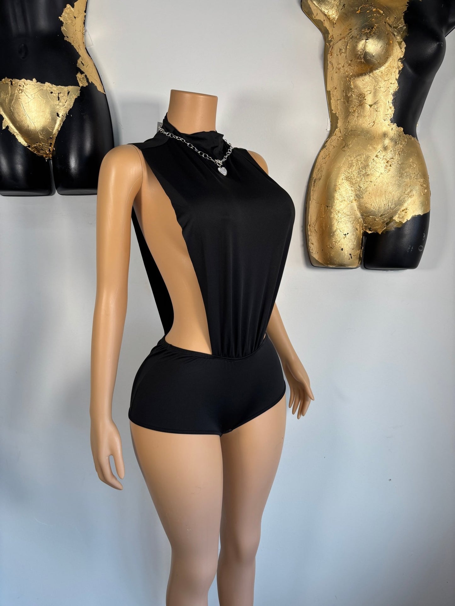 Rock Baddie Romper - Black - Head Over Heels: All In One Boutique