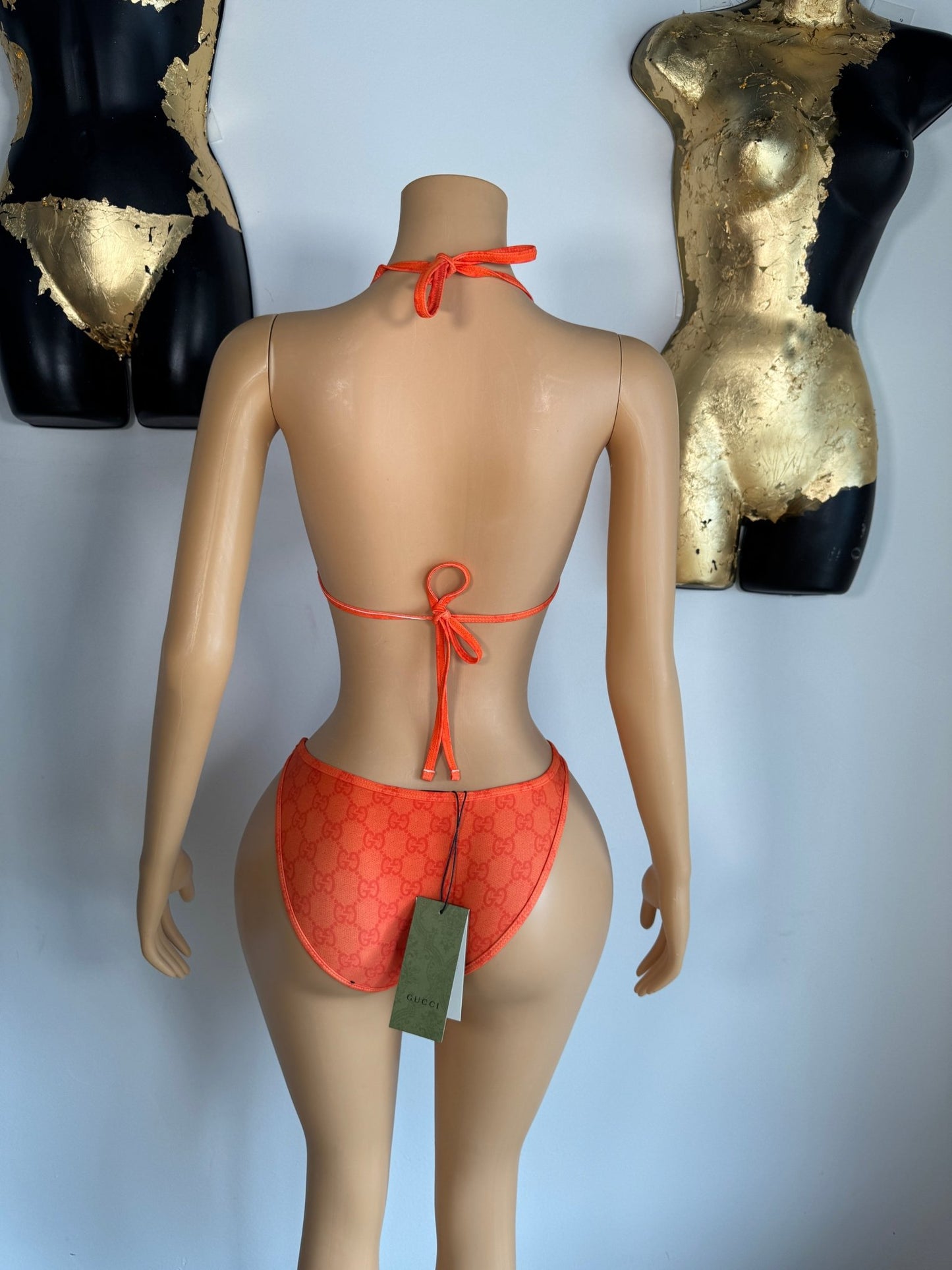 Santorini Bikini - Orange (FINAL SALE) - Head Over Heels: All In One Boutique