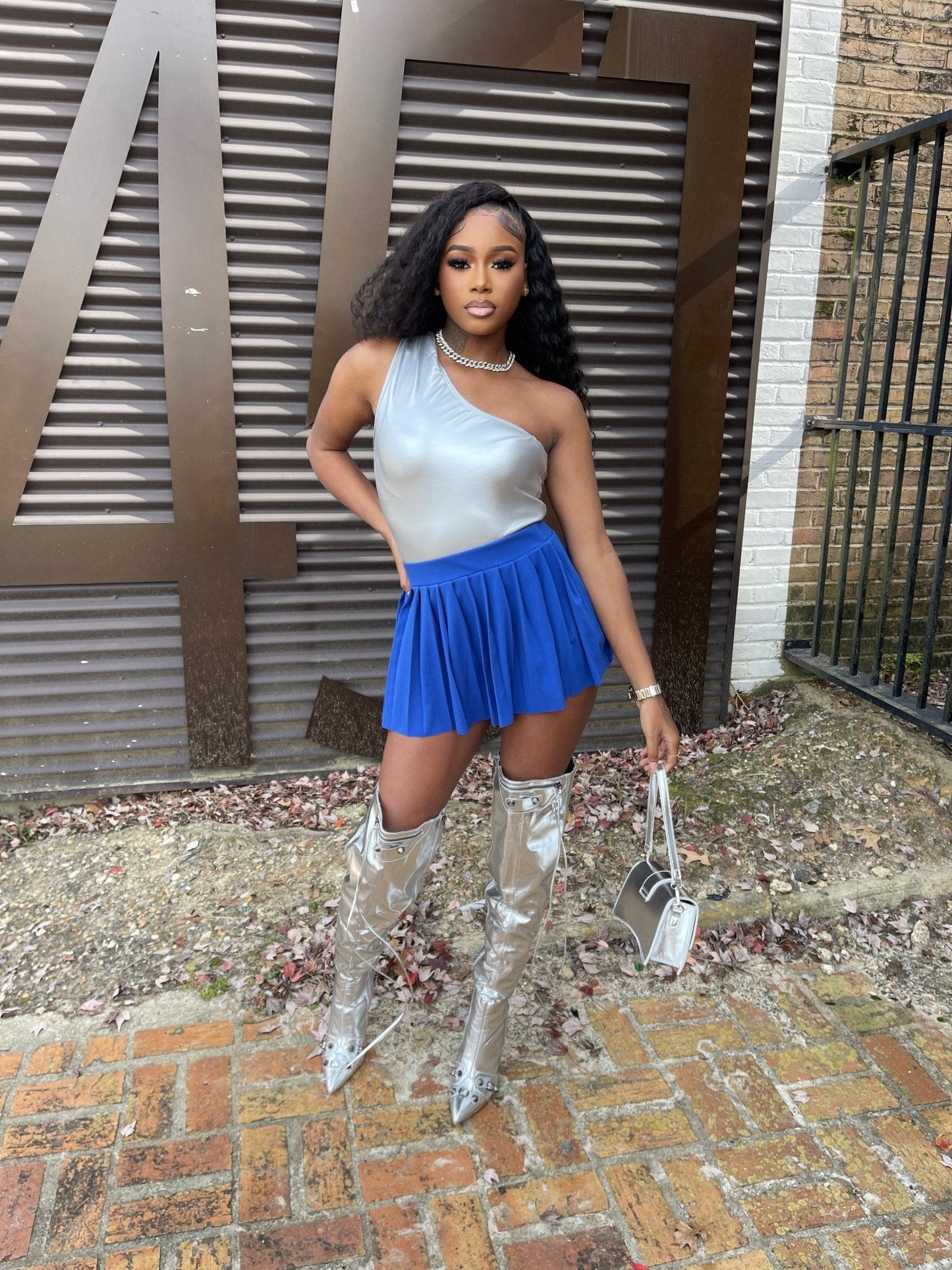 School Girl Skirt- Blue - Head Over Heels: All In One Boutique