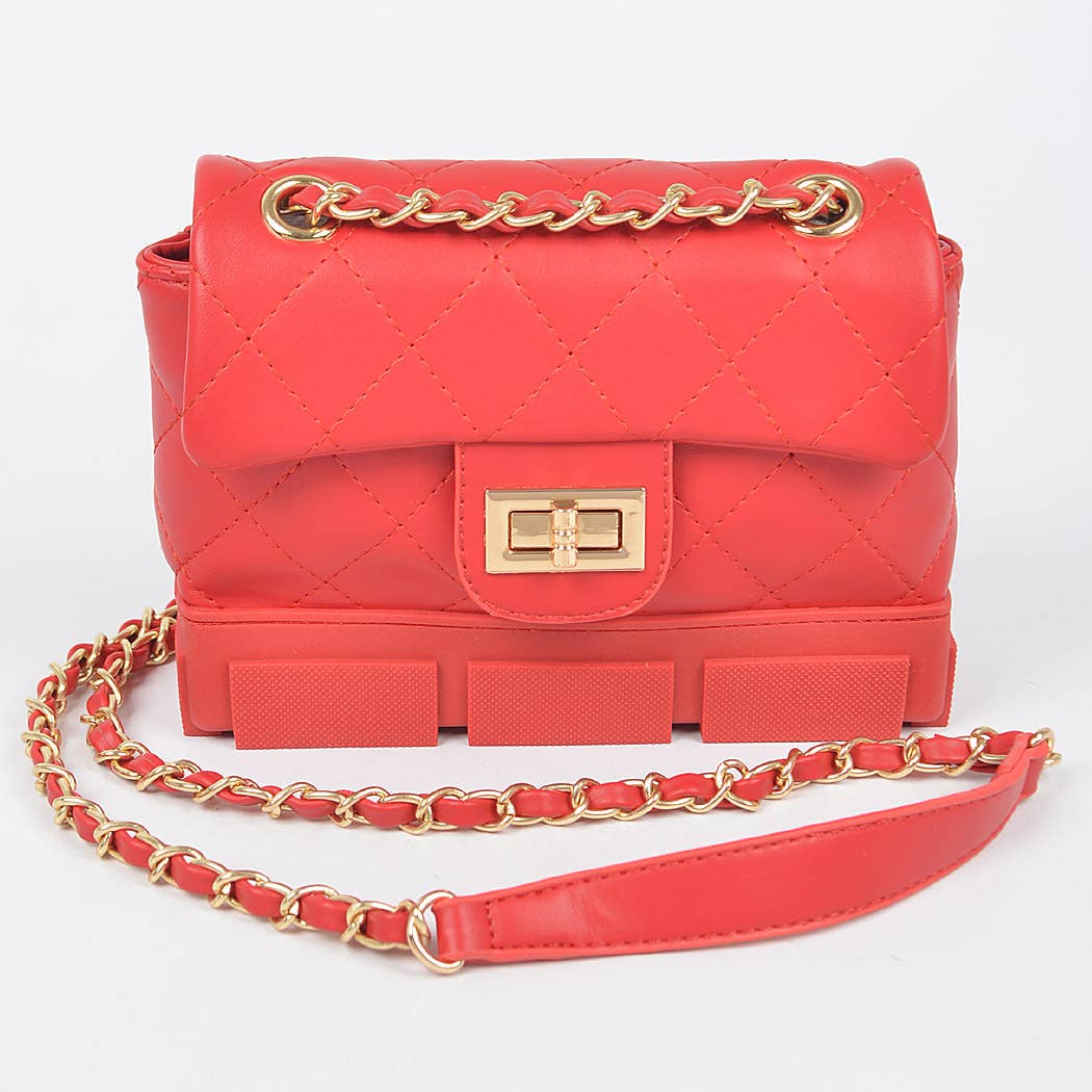 Sneaker Handbag - Red (FINAL SALE) - Head Over Heels: All In One Boutique