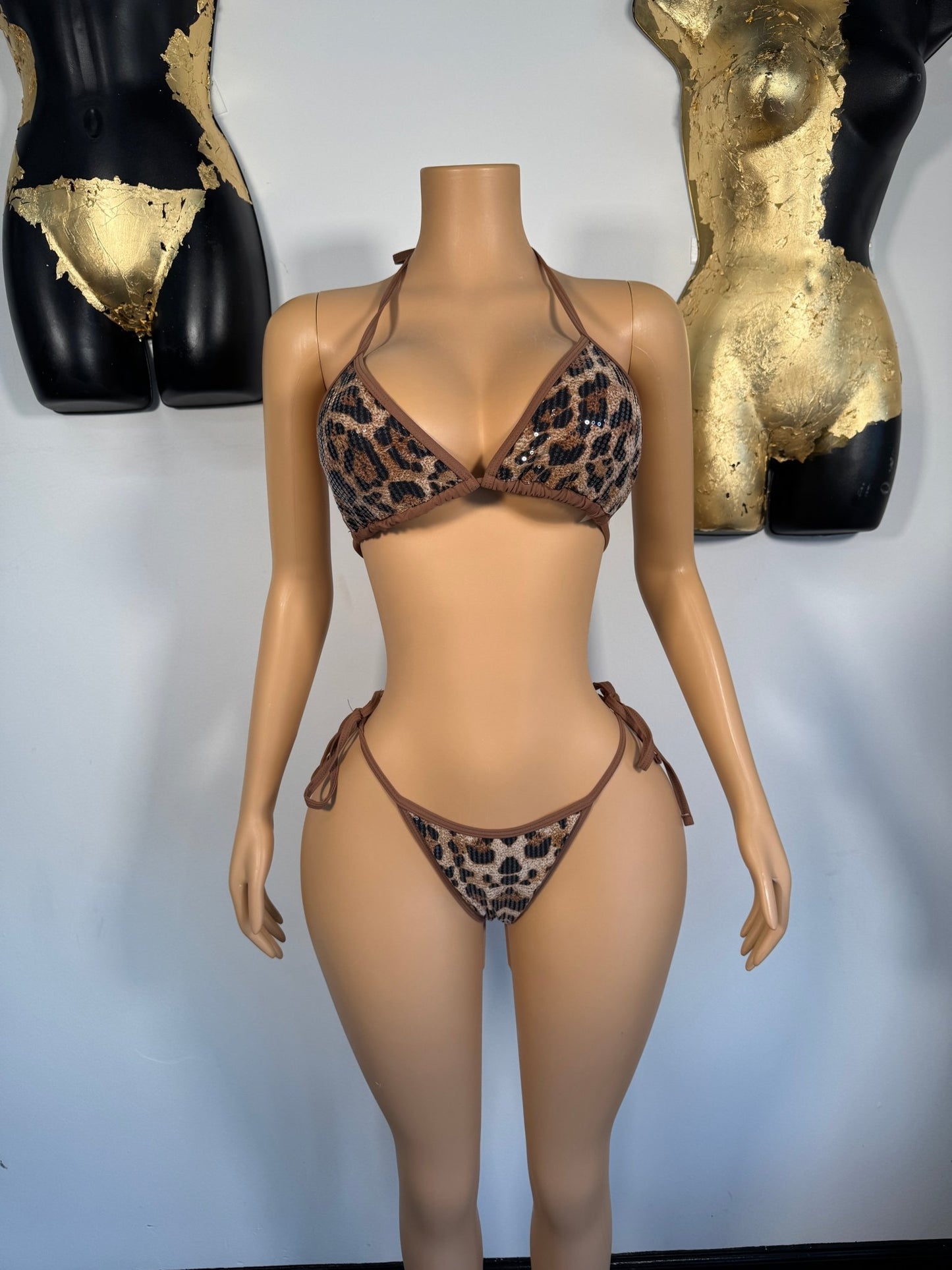 St. Barts Bikini - Leopard (FINAL SALE) - Head Over Heels: All In One Boutique