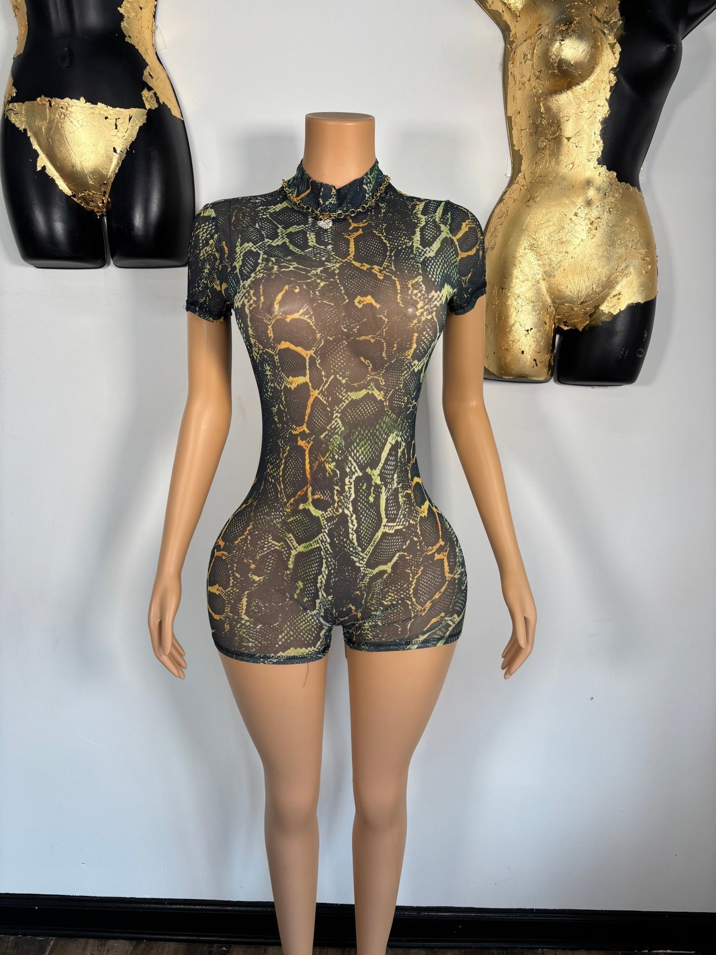 Stupid Wild Romper - Green - Head Over Heels: All In One Boutique