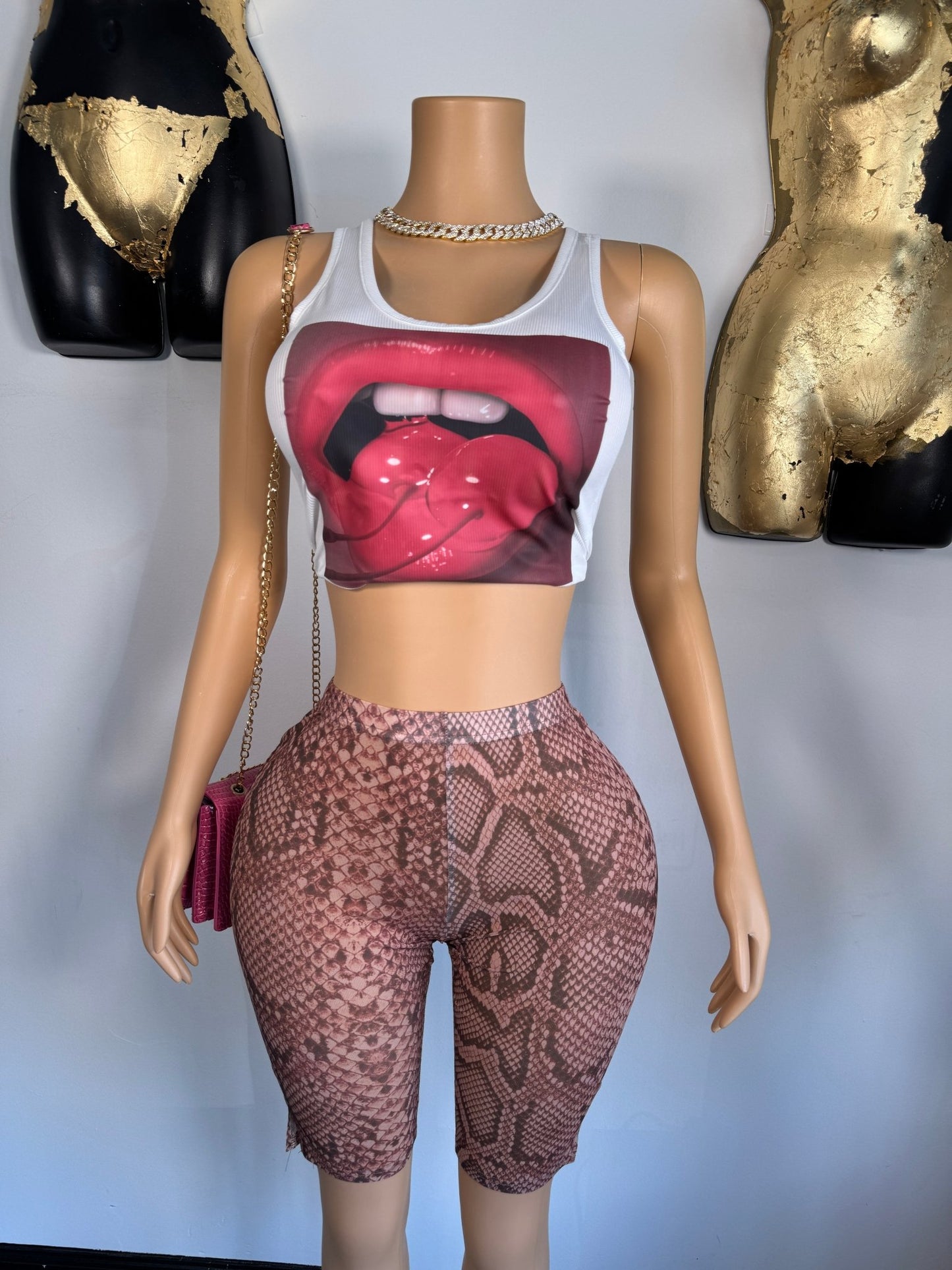 Tastee Tank Top - White - Head Over Heels: All In One Boutique