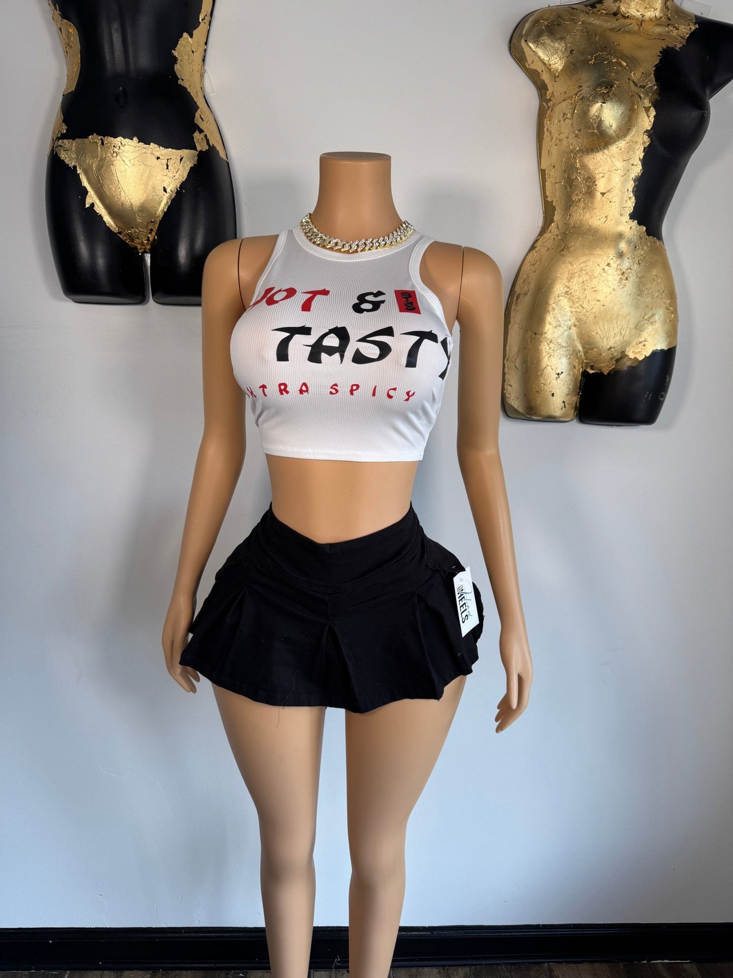 Tasty Tank Top - White - Head Over Heels: All In One Boutique