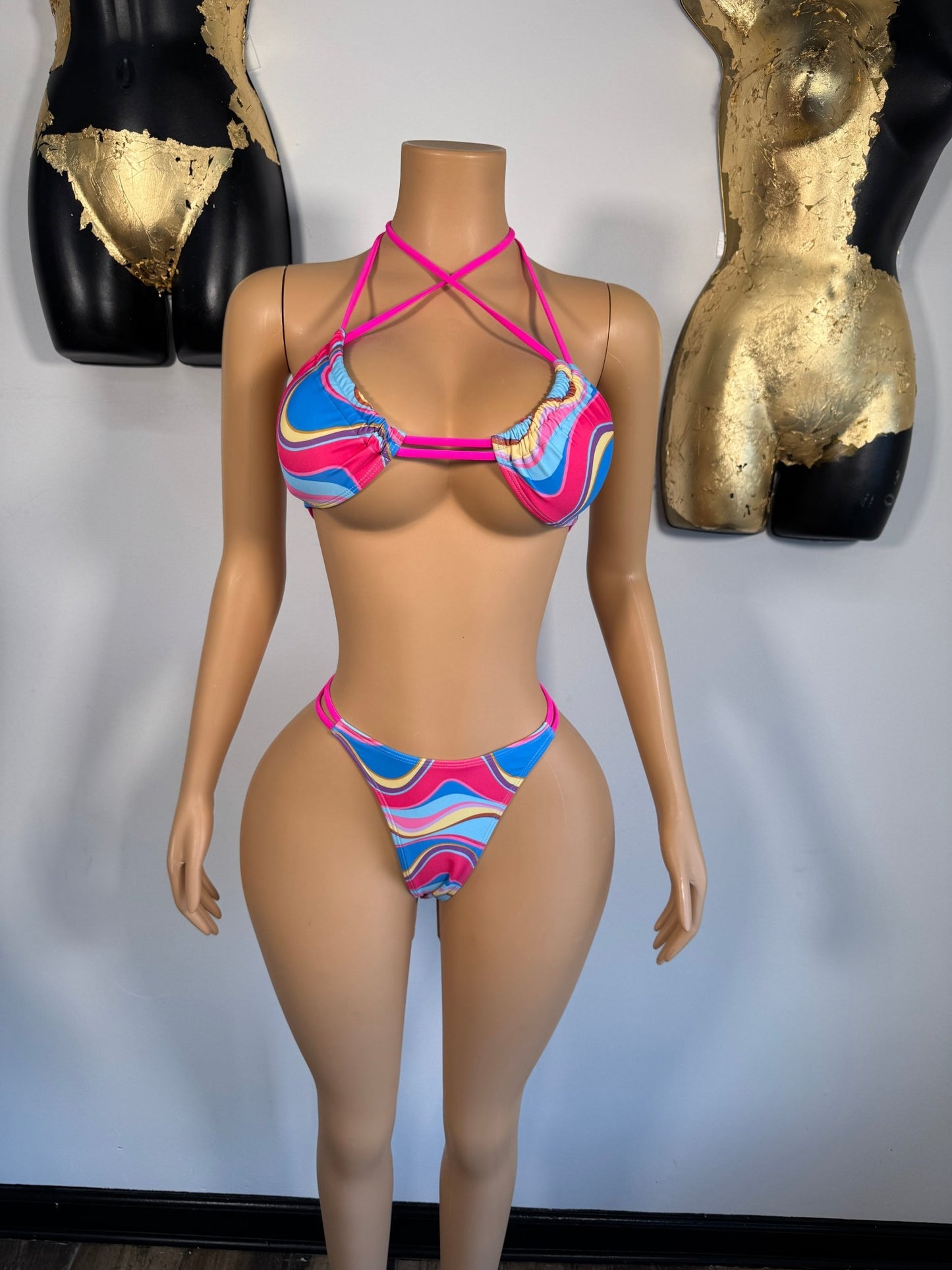Veda Bikini - Multi (FINAL SALE) - Head Over Heels: All In One Boutique