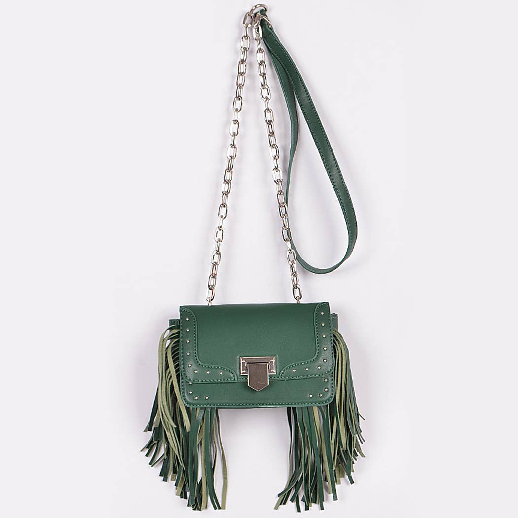 Western Handbag - Green (FINAL SALE) - Head Over Heels: All In One Boutique