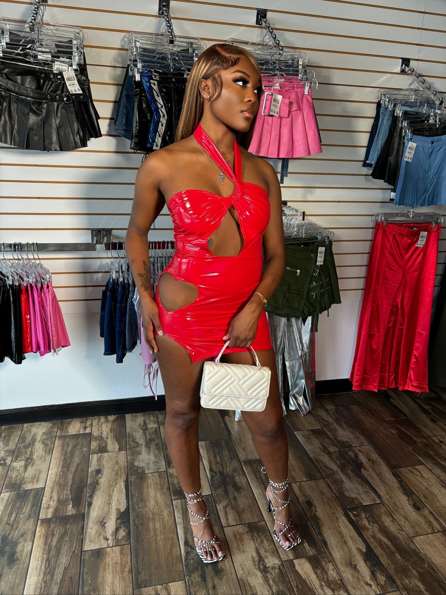 Expensive Nights Dress- Red - Head Over Heels: All In One Boutique