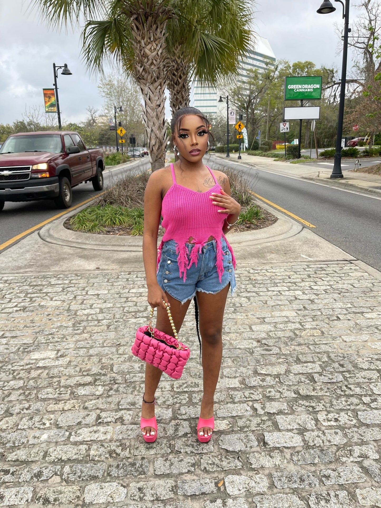 Hands On Denim Shorts - Head Over Heels: All In One Boutique