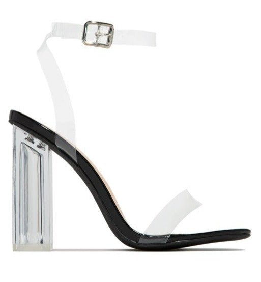 In The Clear- Black - Head Over Heels: All In One Boutique