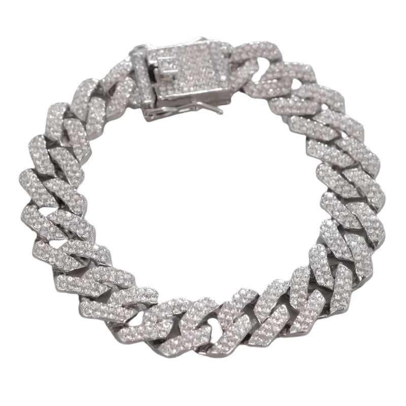 Square Cut Cuban Bracelet - Head Over Heels: All In One Boutique
