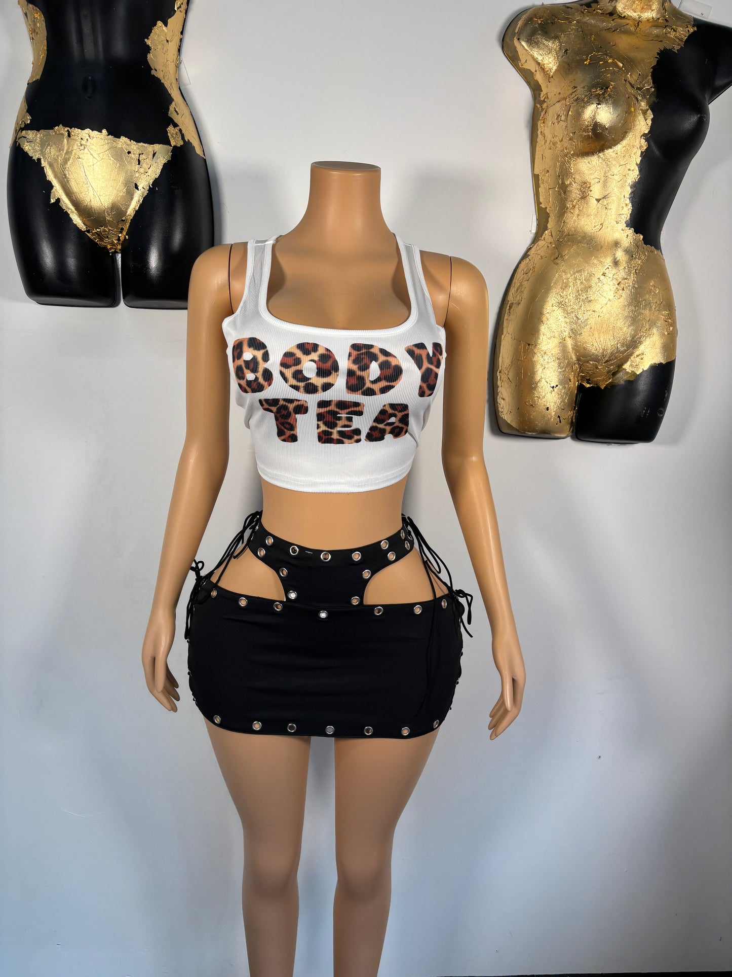 Punk'd Skirt- Black