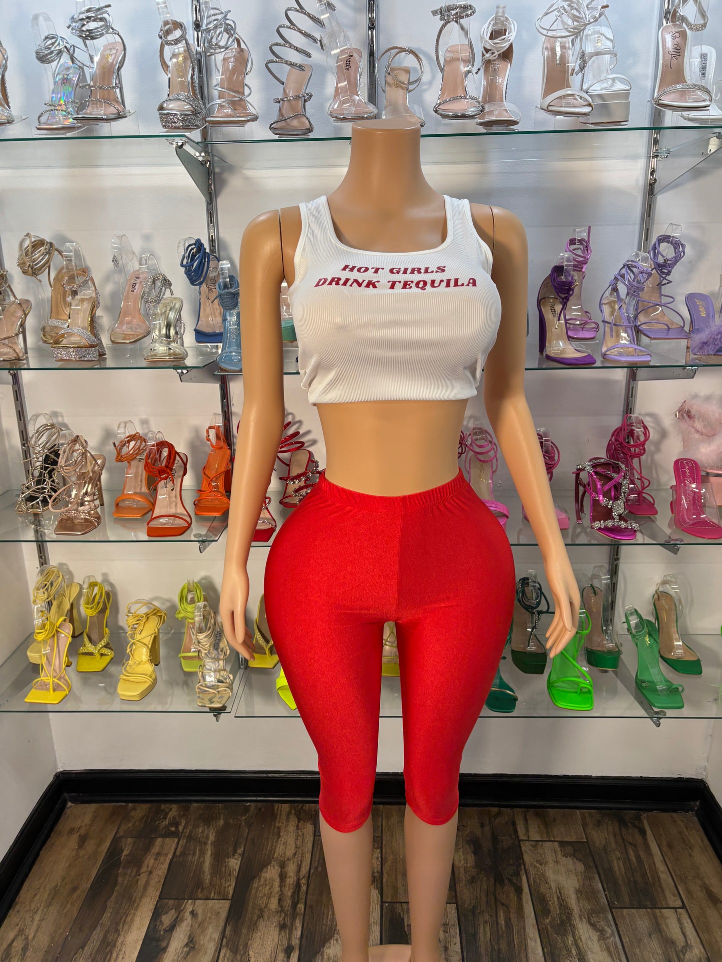 Tequila Tank Top- White