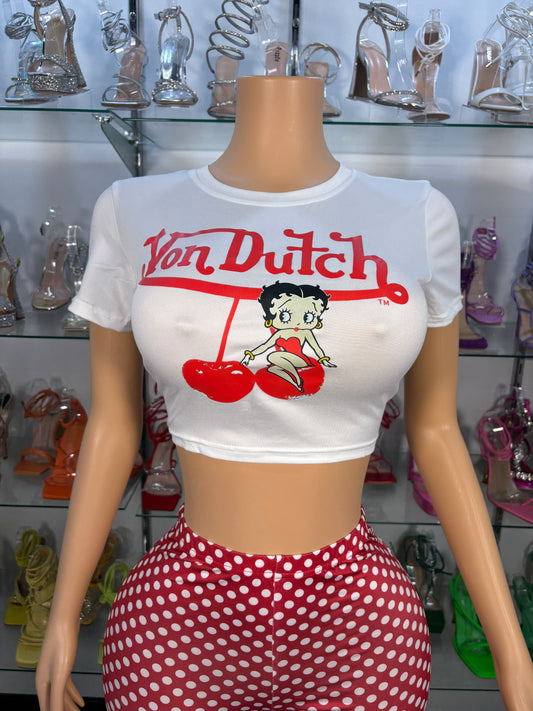 Von Dutch Crop Top