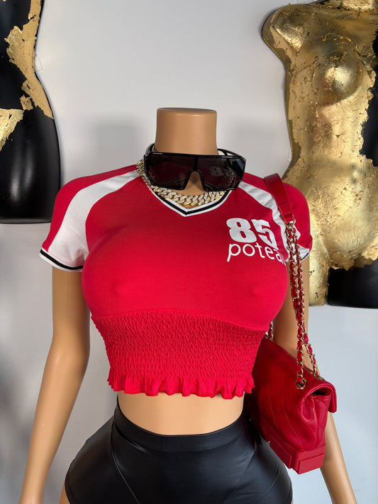 85 Top - Red - Head Over Heels: All In One Boutique