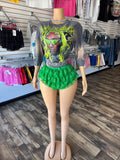 Lil Sassy Shorts- Green