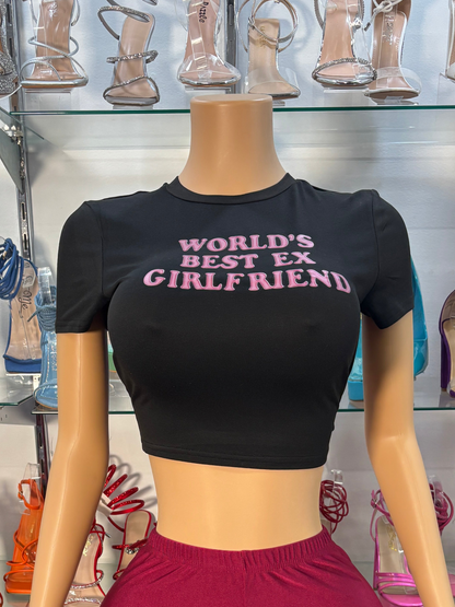 Best Ex Crop Top- Black