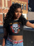 The Exorcist Crop Top- Black