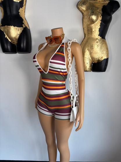 Aria Romper - Multi - Head Over Heels: All In One Boutique