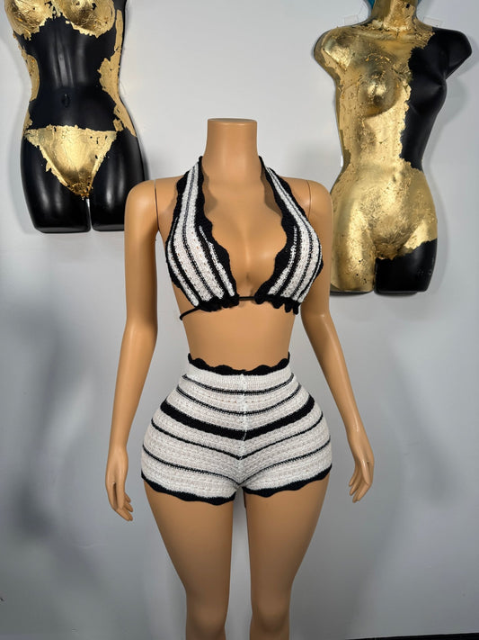 Bali Short Set - Black - Head Over Heels: All In One Boutique