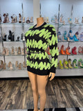 Beetle Juice Sweater - Green - Head Over Heels: All In One Boutique