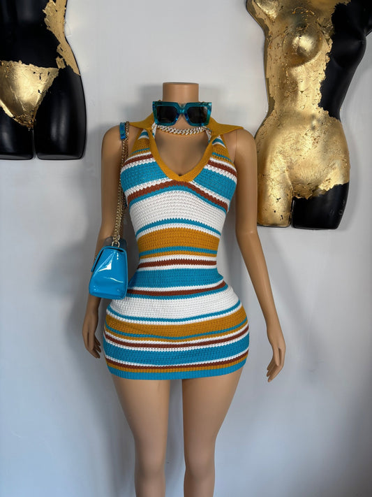 Belieze Crochet Dress - Multi - Head Over Heels: All In One Boutique
