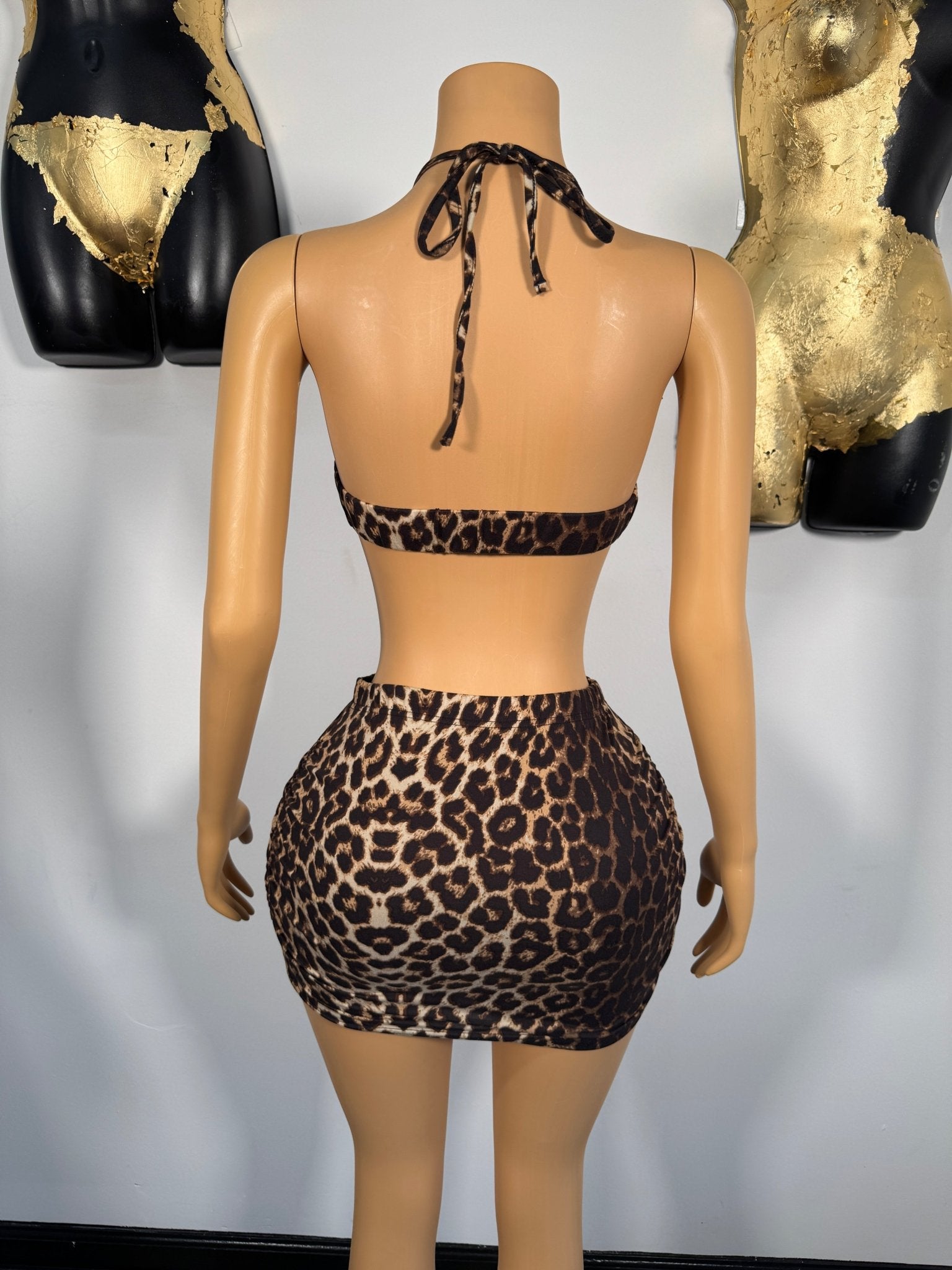 Bobby Skirt Set - Leopard - Head Over Heels: All In One Boutique