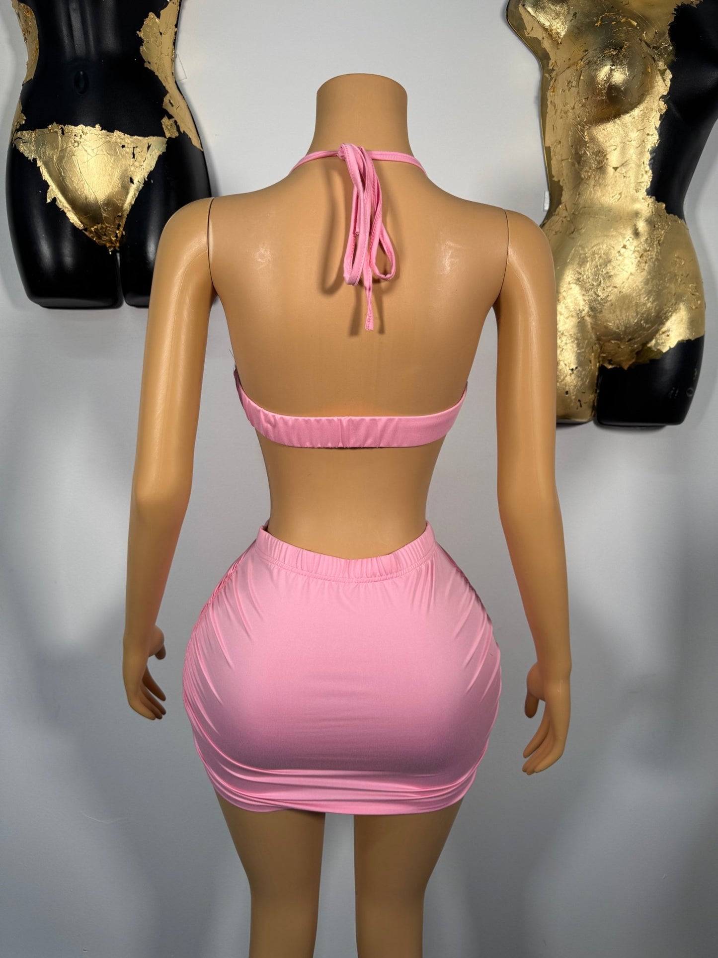 Bobby Skirt Set - Pink - Head Over Heels: All In One Boutique